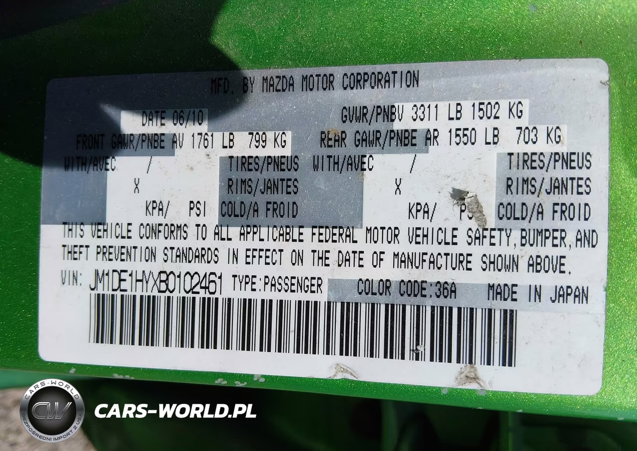 2011 Mazda Mazda2 Touring VIN:JM1DE1HYXB0102461 - 9