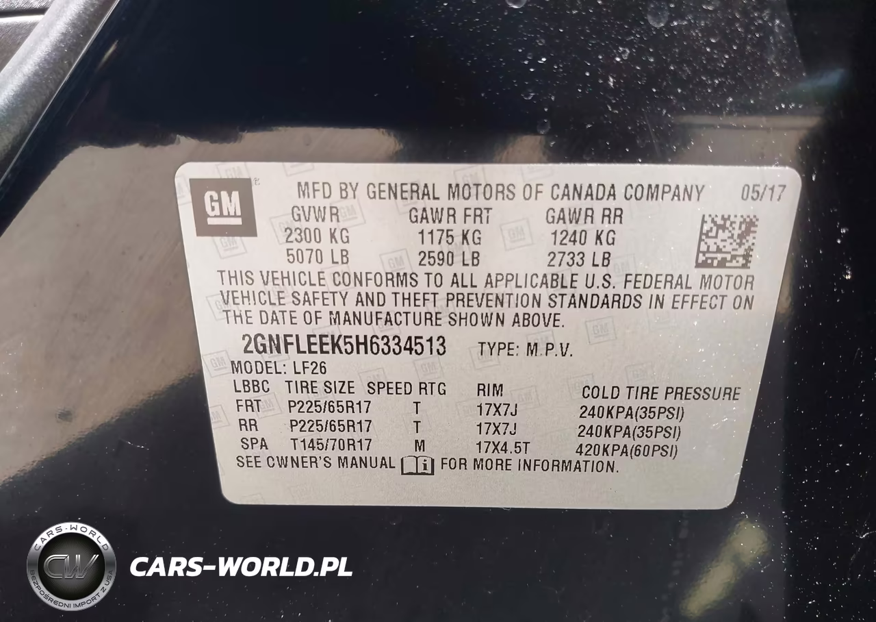 2017 Chevrolet Equinox Ls VIN:2GNFLEEK5H6334513 - 9
