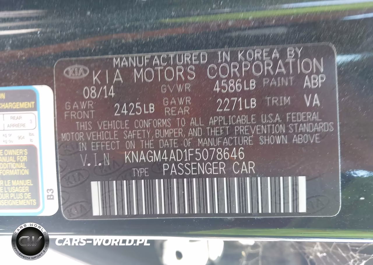2015 Kia Optima Hybrid VIN:KNAGM4AD1F5078646 - 9