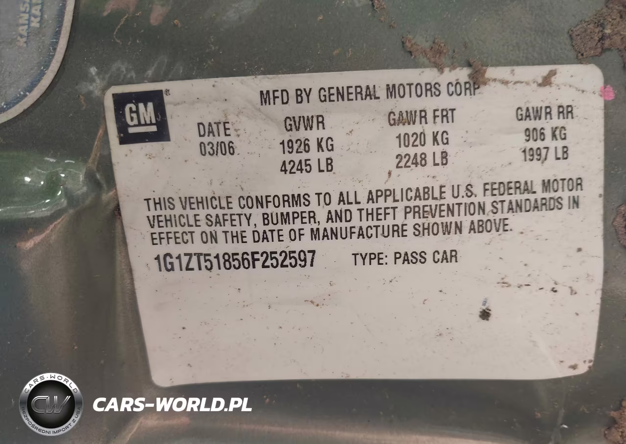2006 Chevrolet Malibu Lt VIN:1G1ZT51856F252597 - 9