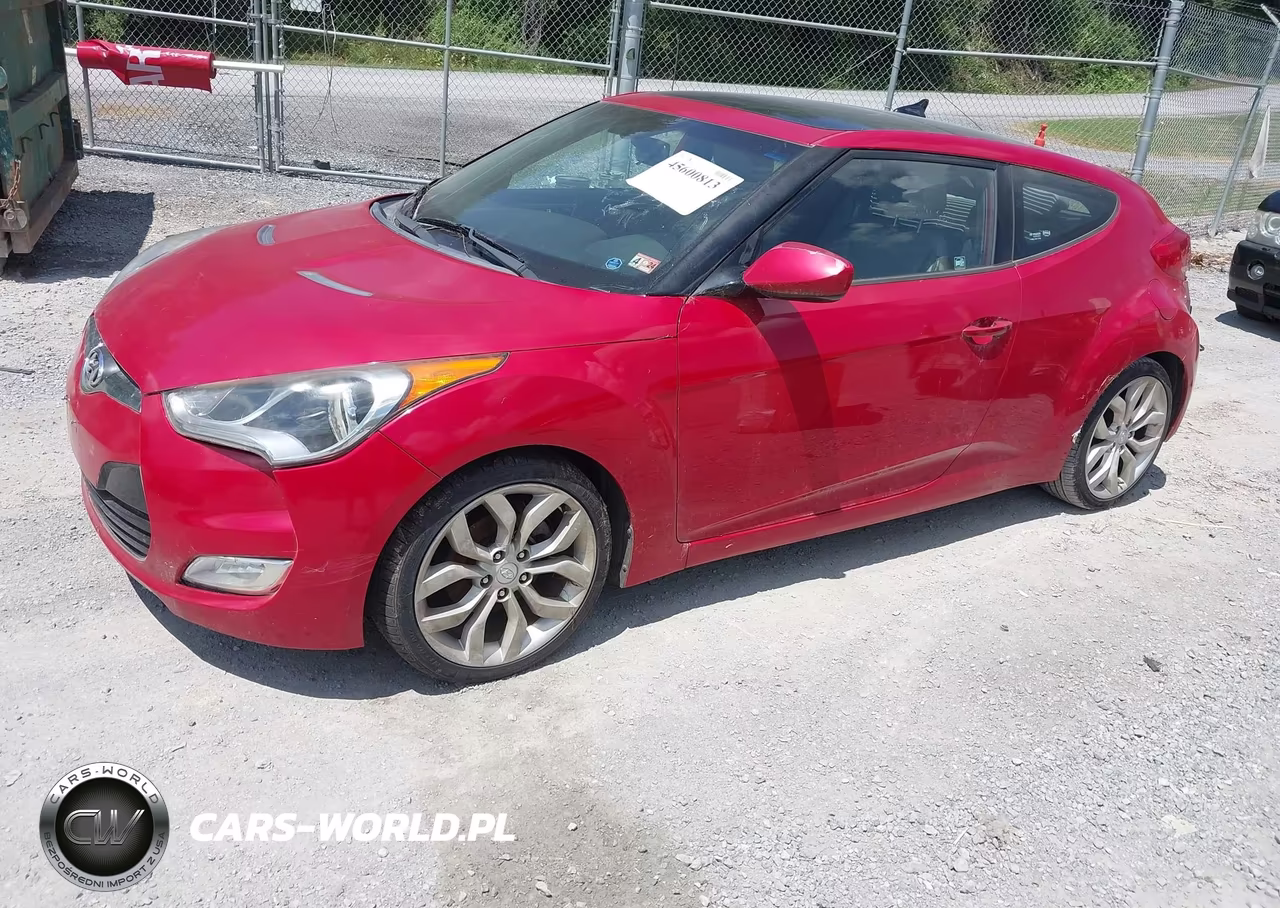2012 Hyundai Veloster Base W-Gray VIN:KMHTC6AD7CU069673 - 2