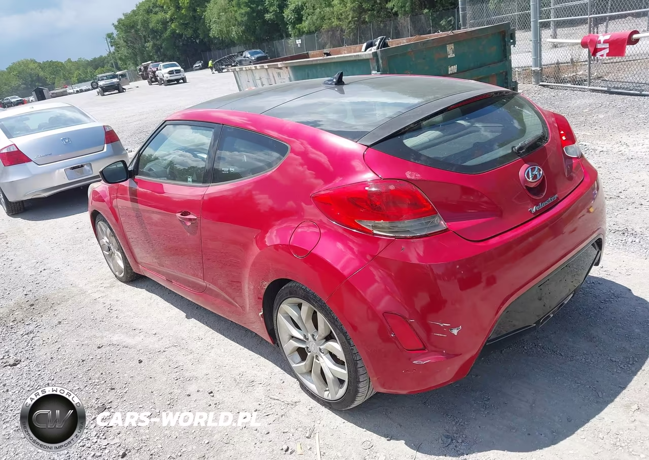 2012 Hyundai Veloster Base W-Gray VIN:KMHTC6AD7CU069673 - 3