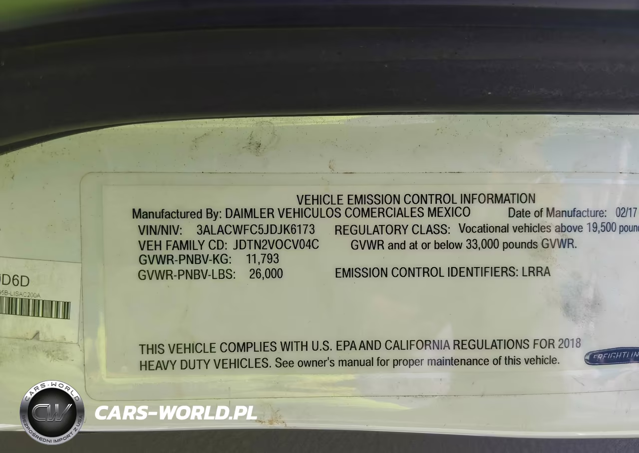 2018 Freightliner M2 106 VIN:3ALACWFC5JDJK6173 - 8