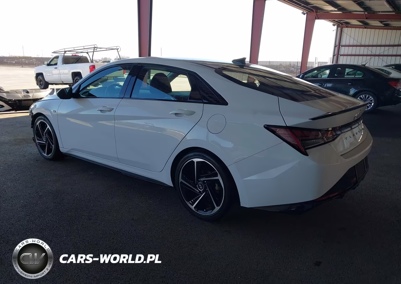 2021 Hyundai Elantra N Line VIN:KMHLR4AF3MU147369 - 3