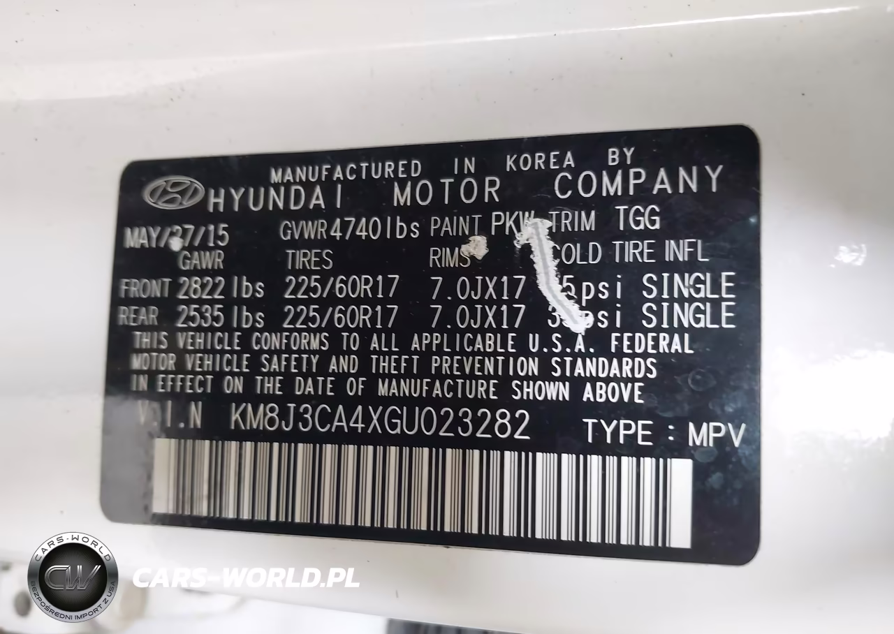 2016 Hyundai Tucson Se VIN:KM8J3CA4XGU023282 - 9