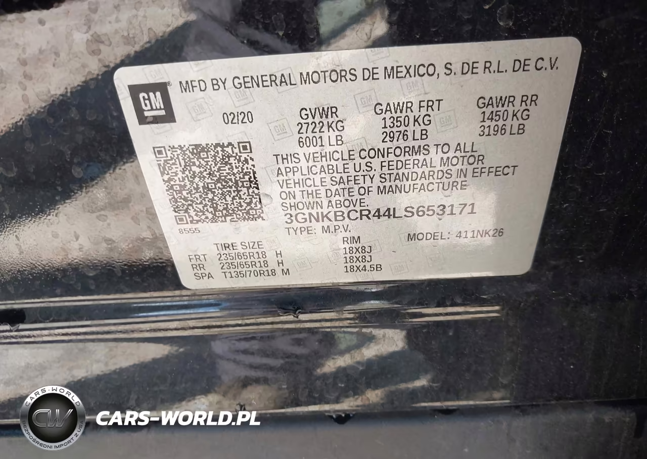 2020 Chevrolet Blazer Fwd 2Lt VIN:3GNKBCR44LS653171 - 9