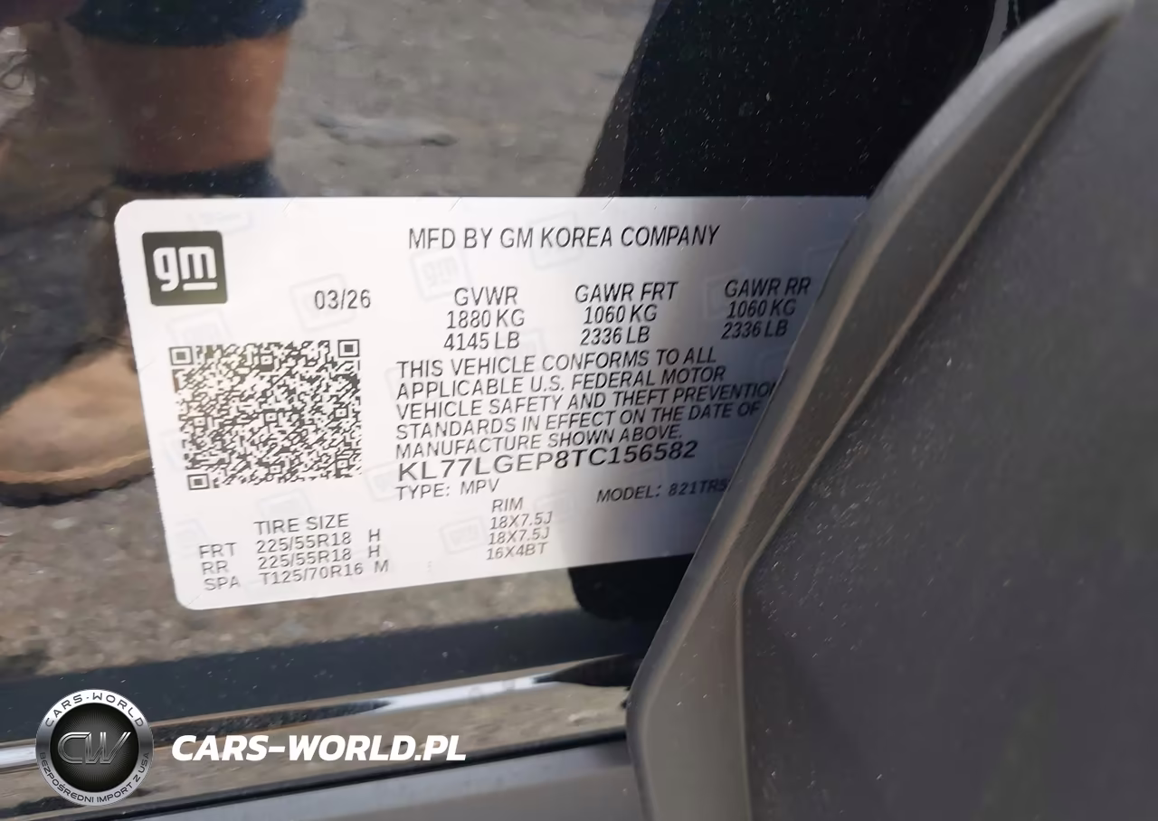 2026 Chevrolet Trax Fwd 1Rs VIN:KL77LGEP8TC156582 - 9