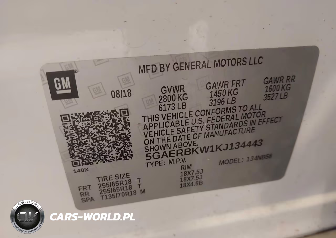 2019 Buick Enclave Fwd Essence VIN:5GAERBKW1KJ134443 - 9
