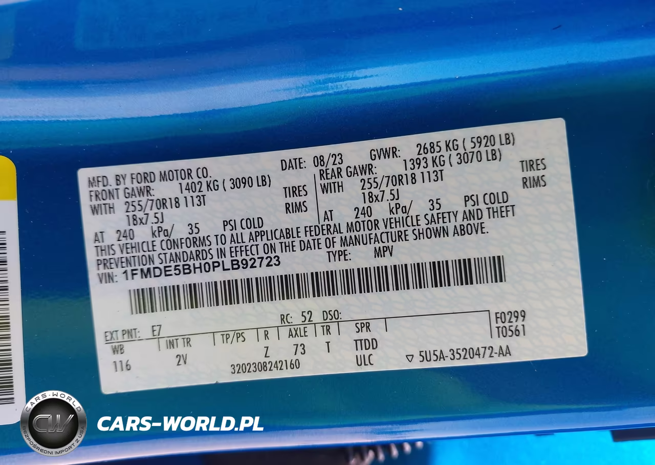 2023 Ford Bronco Outer Banks VIN:1FMDE5BH0PLB92723 - 9