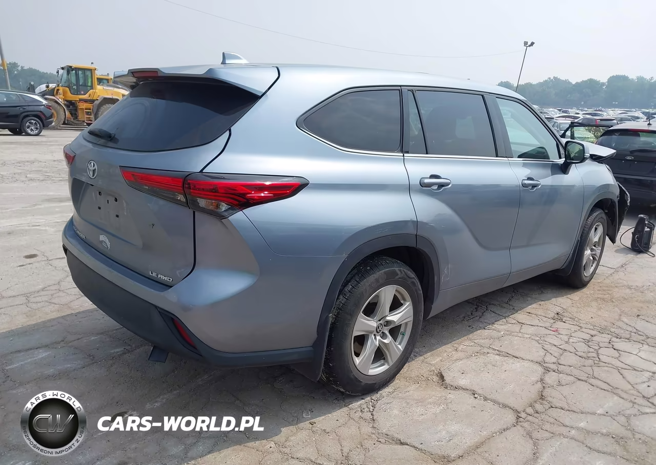 2021 Toyota Highlander Le VIN:5TDBZRBH5MS154020 - 4