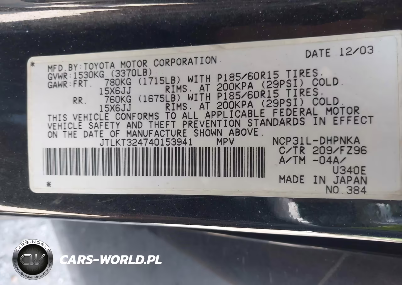 2004 Scion Xb VIN:JTLKT324740153941 - 9
