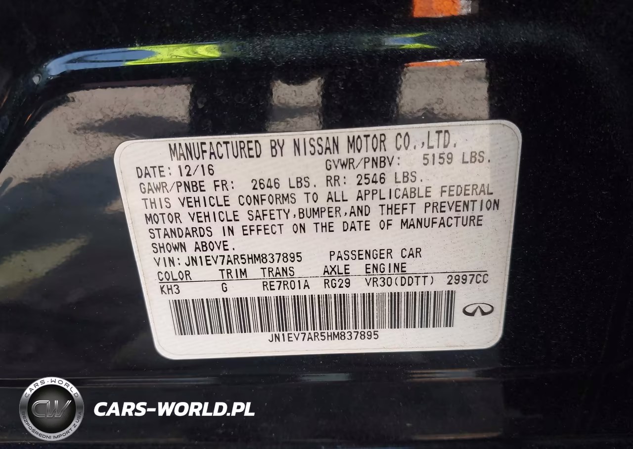 2017 Infiniti Q50 3.0T Signature Edition VIN:JN1EV7AR5HM837895 - 9