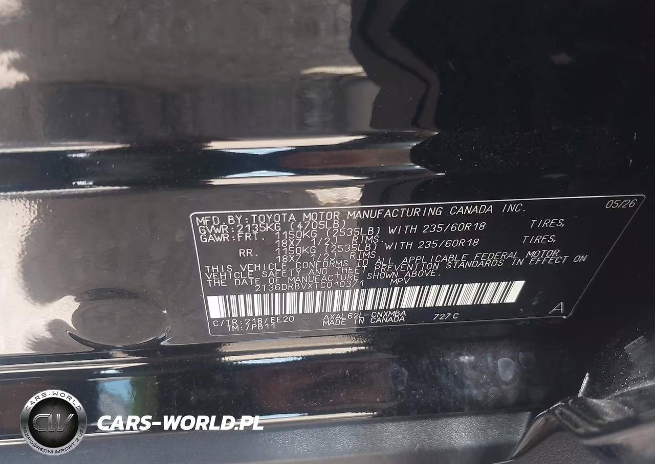 2026 Toyota Rav4 Xle Premium VIN:2T36DRBVXTC010371 - 9
