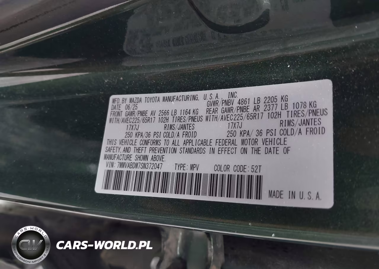 2025 Mazda Cx-50 2.5 S Premium Package VIN:7MMVABDM7SN372047 - 9