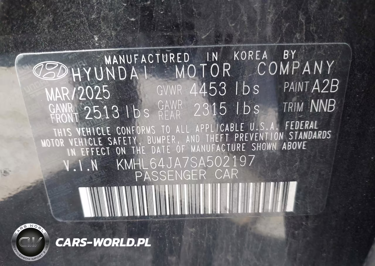 2025 Hyundai Sonata Sel VIN:KMHL64JA7SA502197 - 9