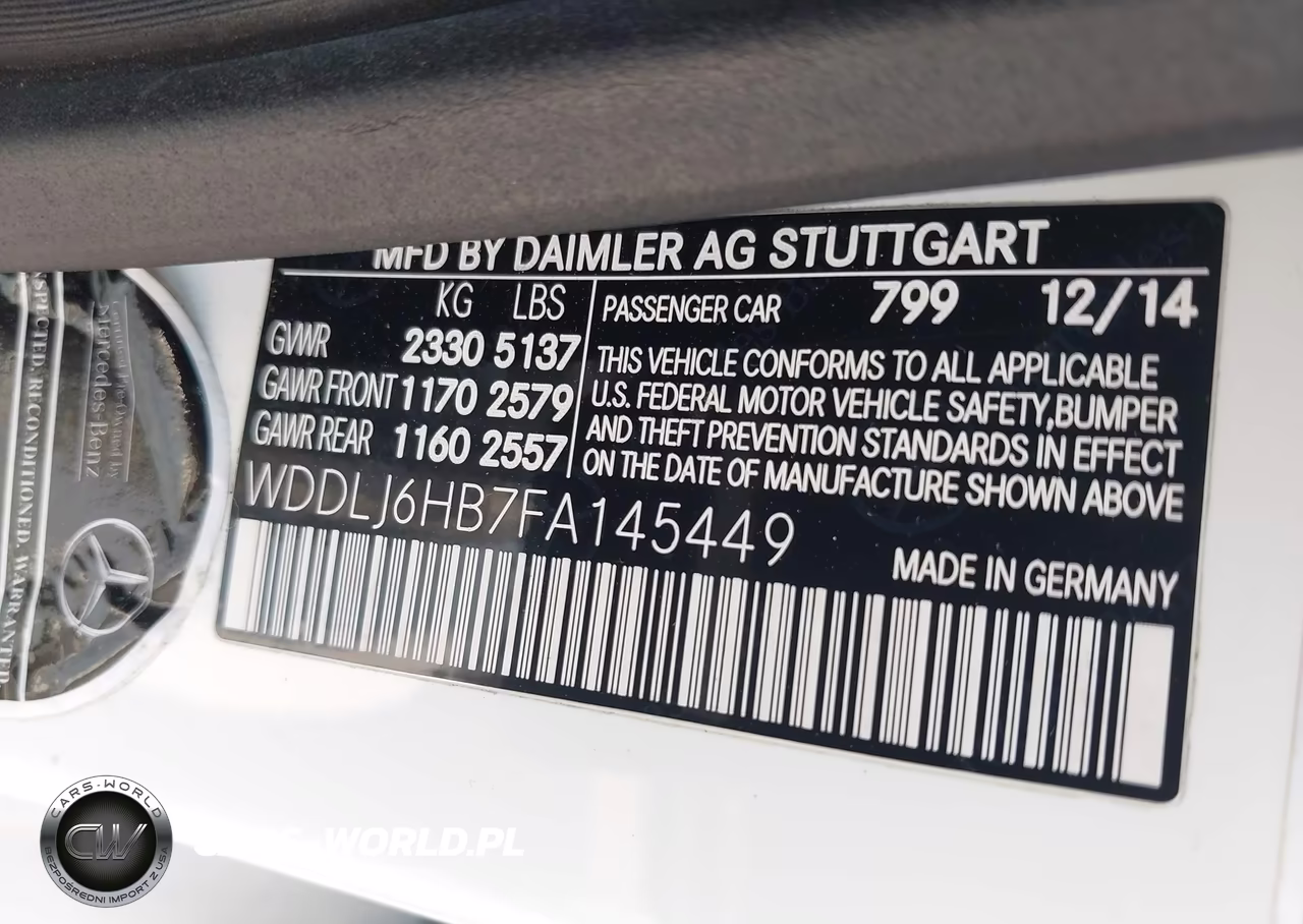 2015 Mercedes-Benz Cls 400 4Matic VIN:WDDLJ6HB7FA145449 - 9