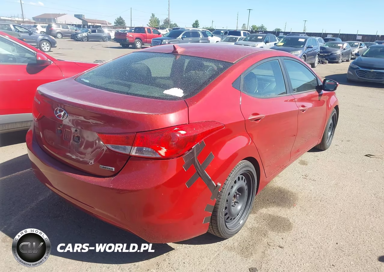 2012 Hyundai Elantra Limited (Ulsan Plant) VIN:KMHDH4AE6CU368719 - 4