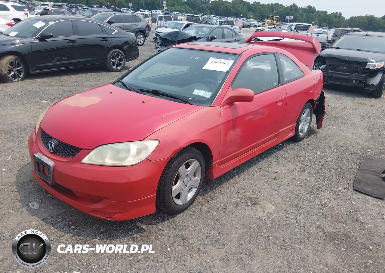 2004 Honda Civic Ex VIN:1HGEM22914L014500 - 2