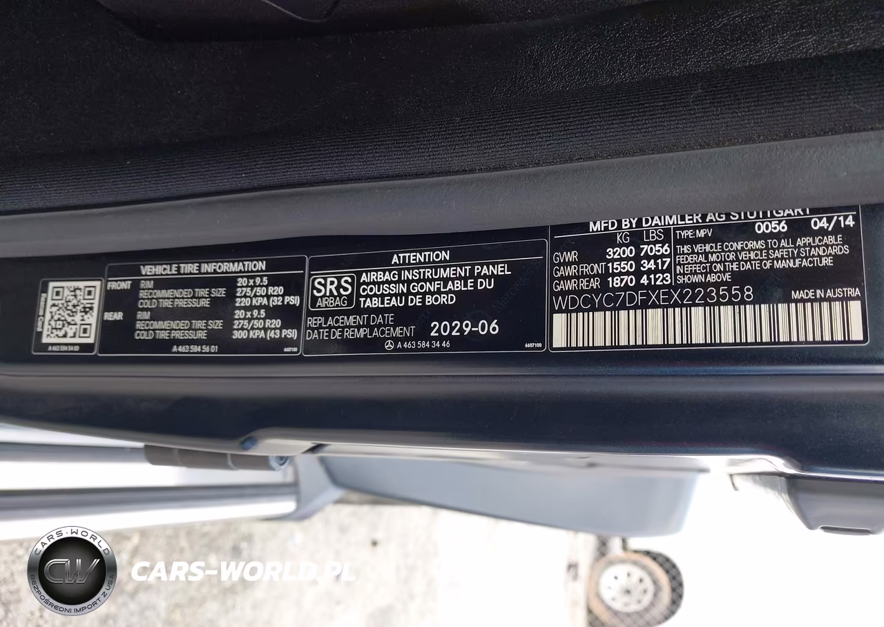 2014 Mercedes-Benz G 63 Amg 4Matic VIN:WDCYC7DFXEX223558 - 9