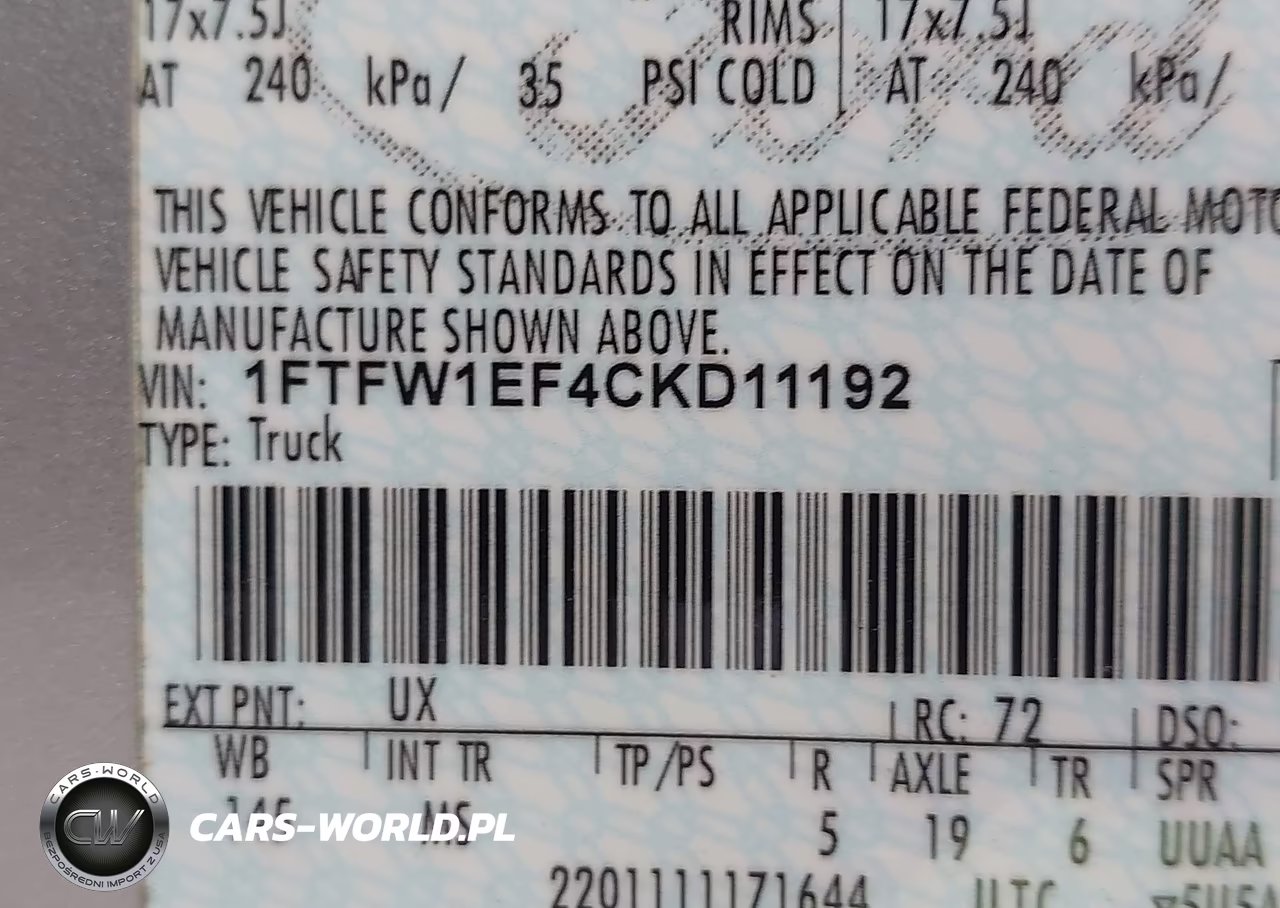 2012 Ford F-150 Xlt VIN:1FTFW1EF4CKD11192 - 9