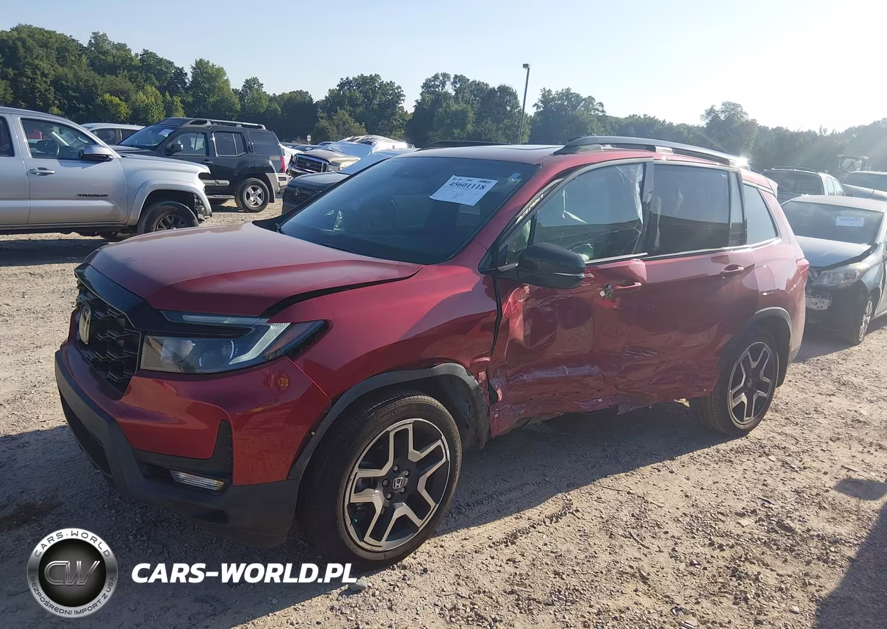 2023 Honda Passport Awd Elite VIN:5FNYF8H05PB010801 - 2