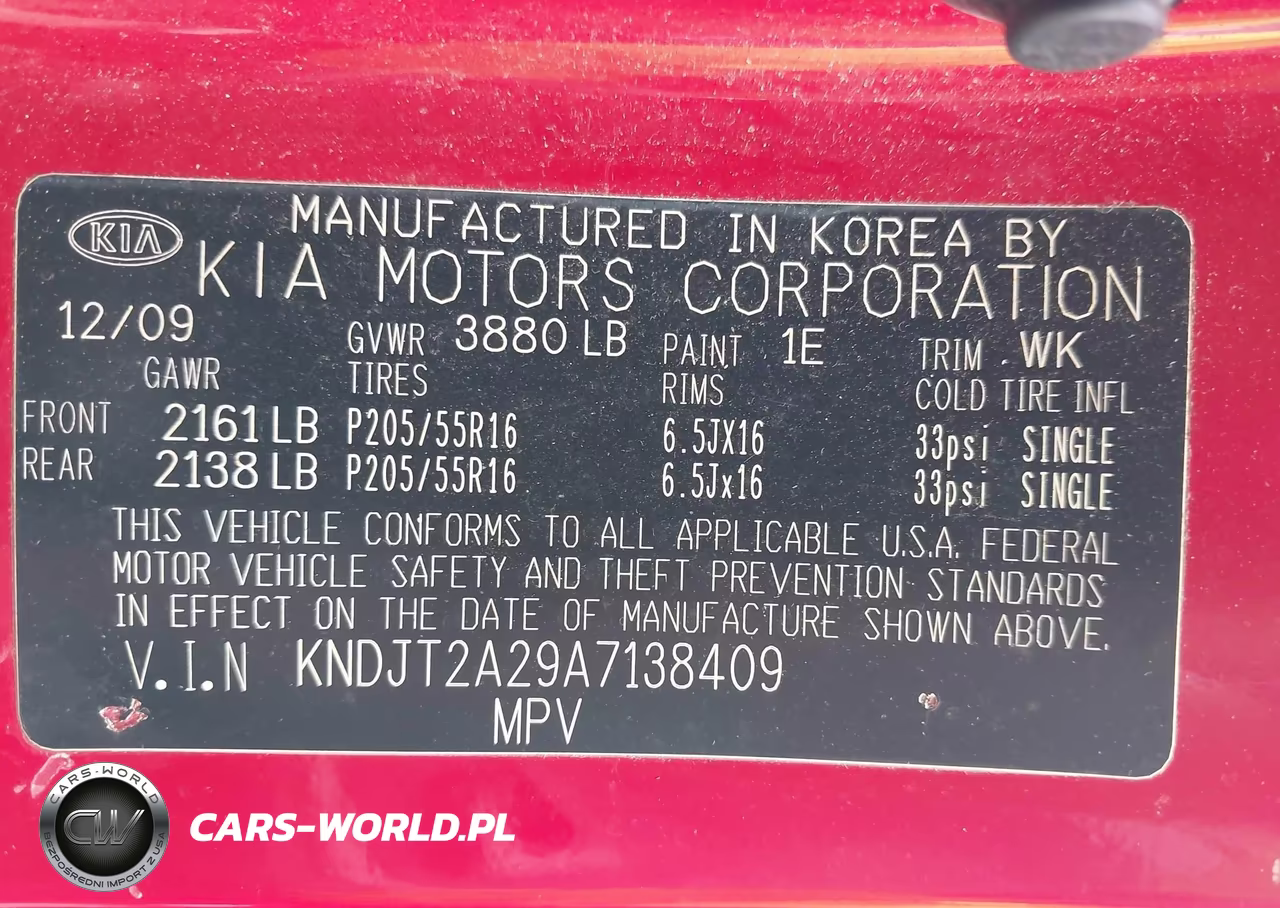 2010 Kia Soul + VIN:KNDJT2A29A7138409 - 9