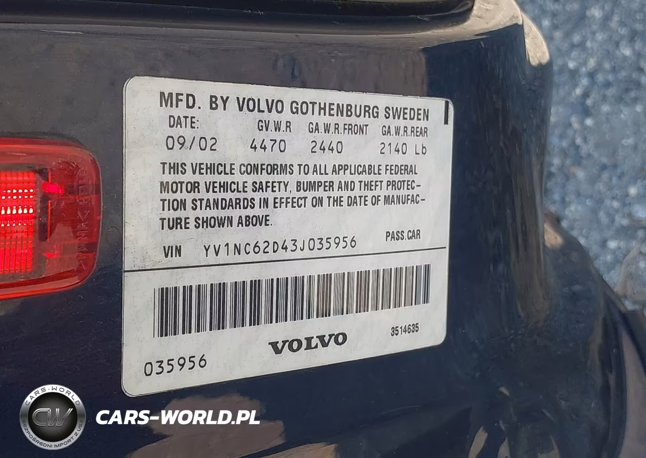 2003 Volvo C70 2.3L Turbo VIN:YV1NC62D43J035956 - 9