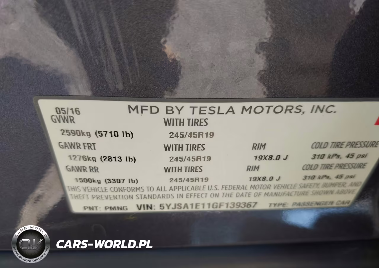 2016 Tesla Model S 60-70-75-85 VIN:5YJSA1E11GF139367 - 9