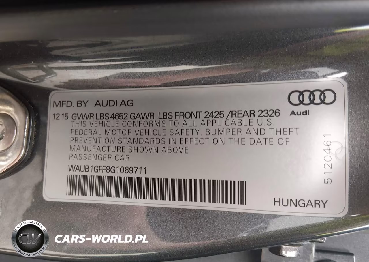 2016 Audi S3 Premium Plus VIN:WAUB1GFF8G1069711 - 9