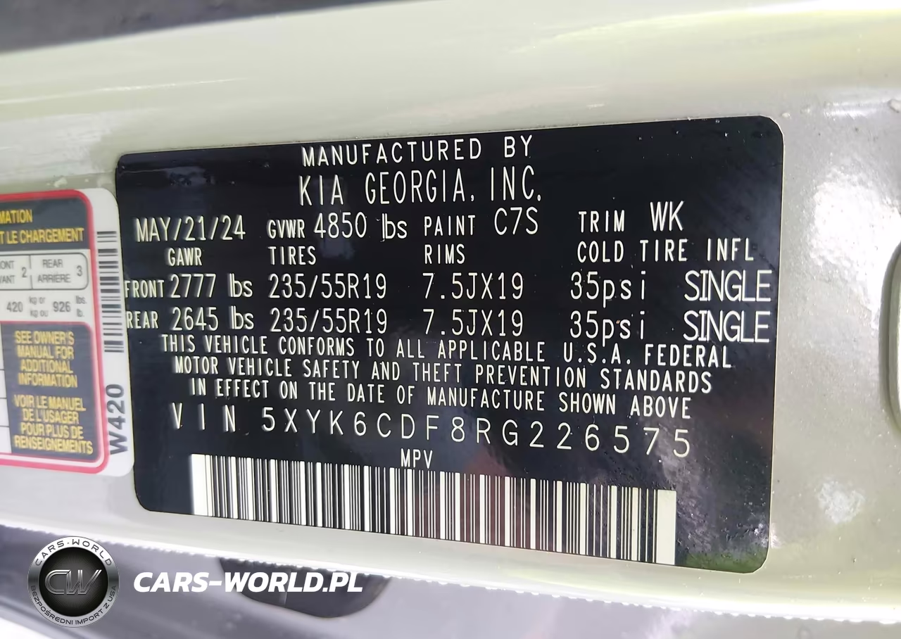 2024 Kia Sportage X-Line VIN:5XYK6CDF8RG226575 - 9