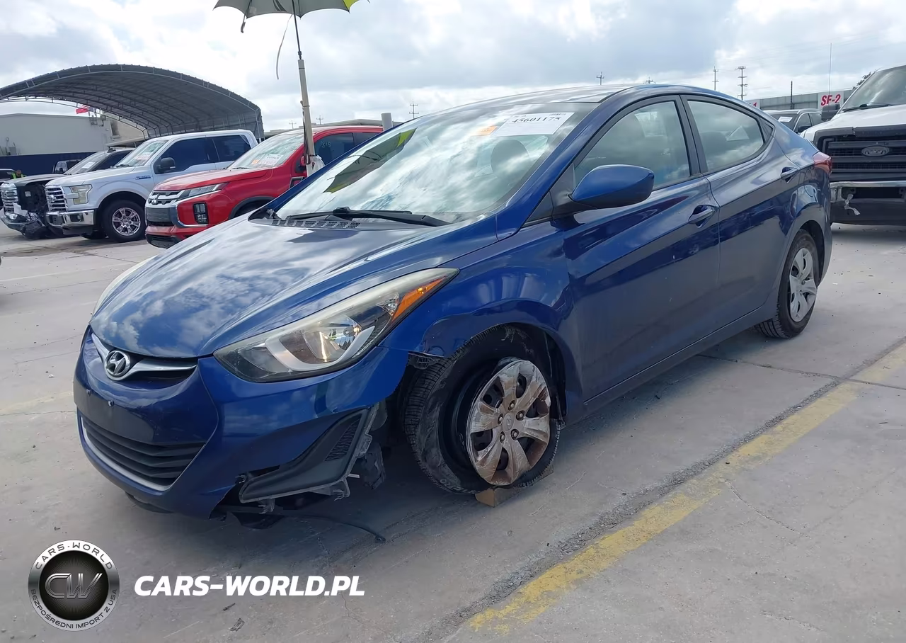 2016 Hyundai Elantra Se VIN:5NPDH4AE9GH749663 - 2