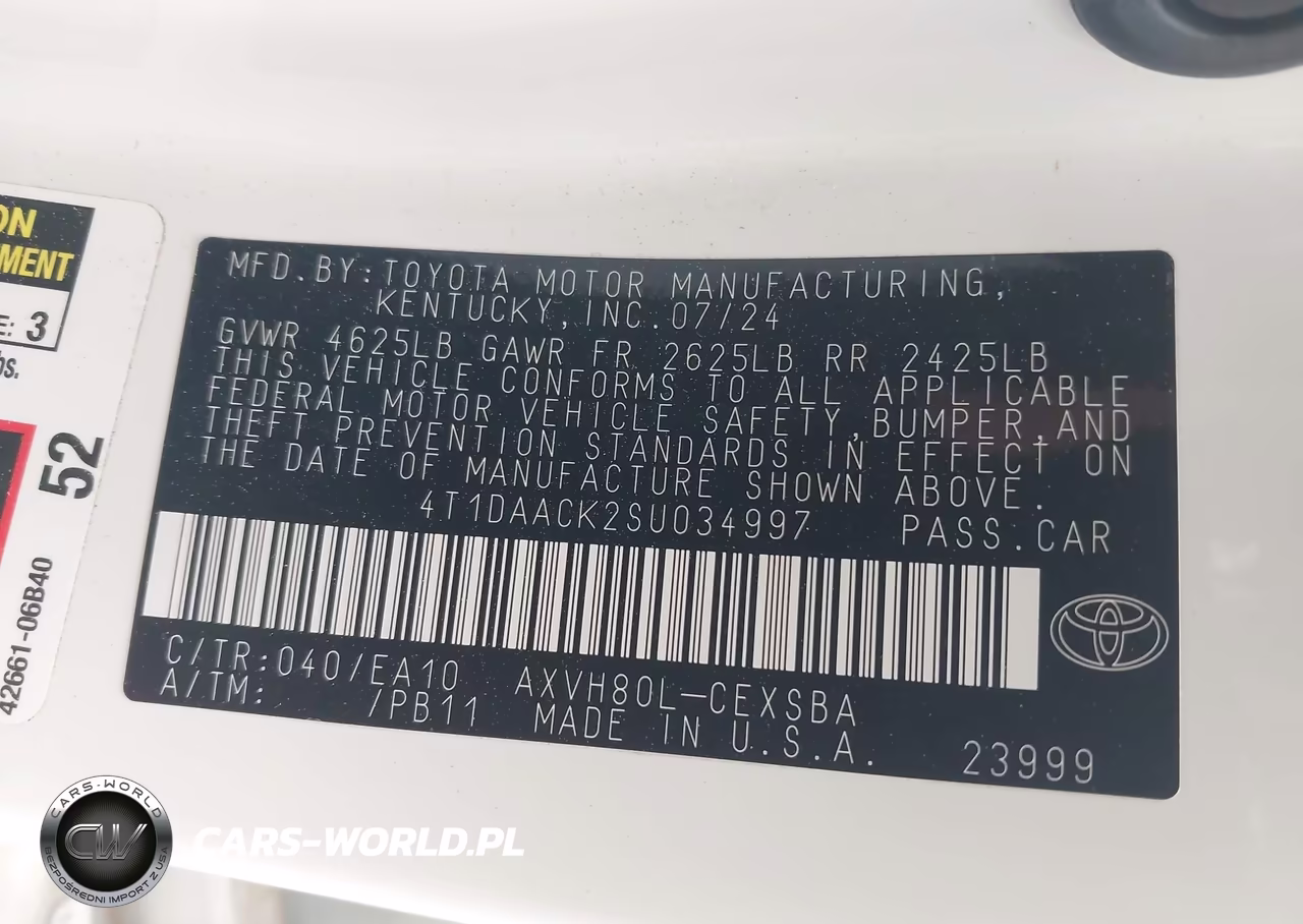 2025 Toyota Camry Se VIN:4T1DAACK2SU034997 - 9