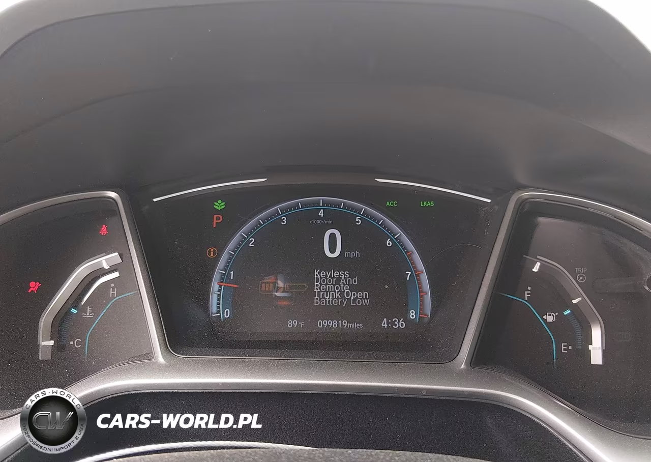 2019 Honda Civic Ex VIN:19XFC1F32KE018938 - 7