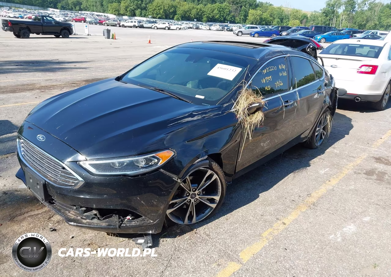 2017 Ford Fusion Titanium VIN:3FA6P0K91HR199305 - 2