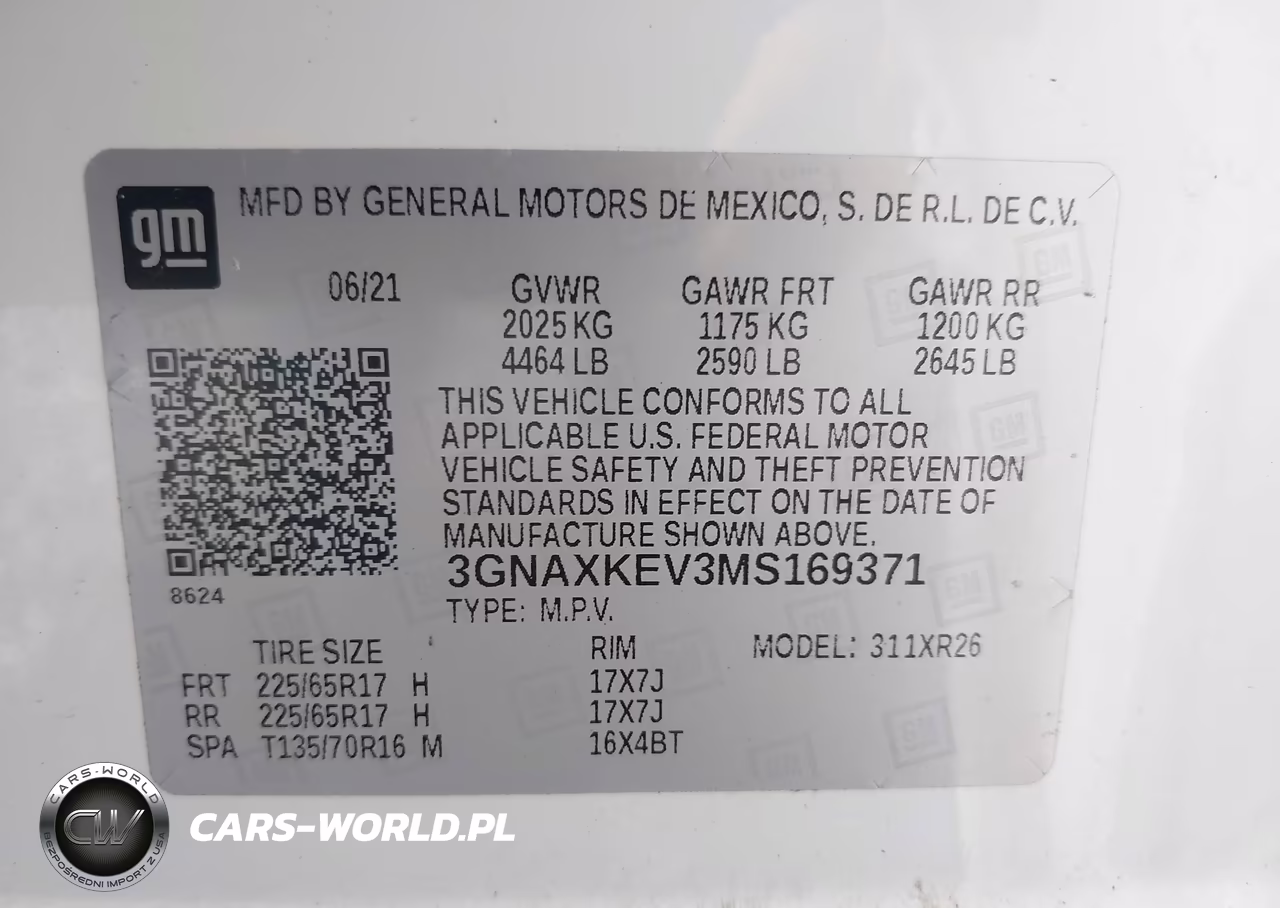 2021 Chevrolet Equinox Fwd Lt VIN:3GNAXKEV3MS169371 - 9