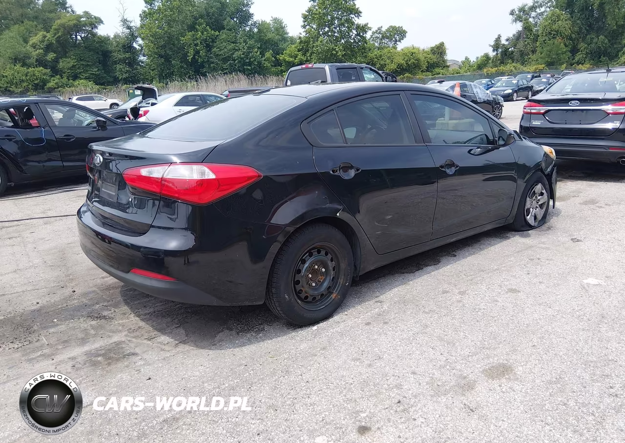 2014 Kia Forte Lx VIN:KNAFK4A69E5077021 - 4
