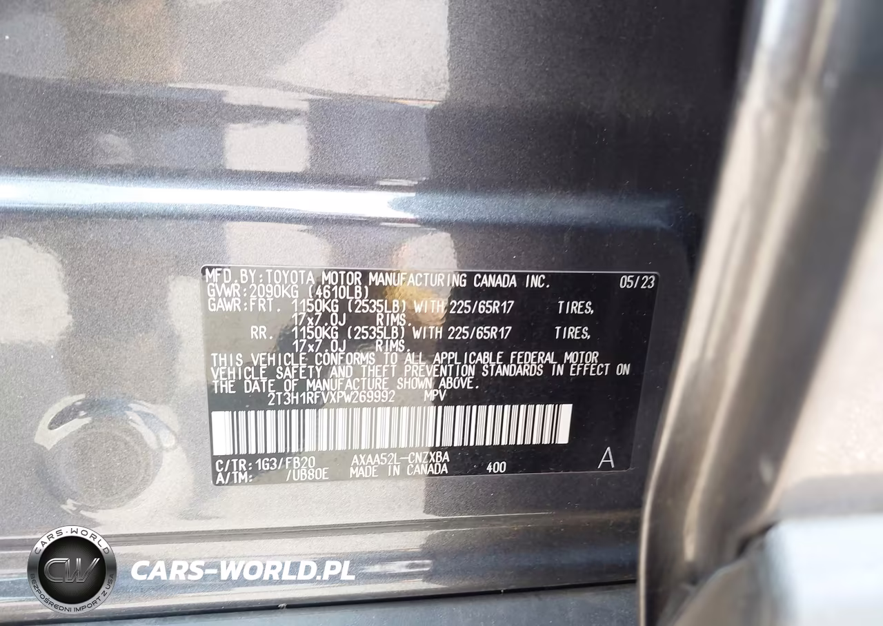 2023 Toyota Rav4 Le VIN:2T3H1RFVXPW269992 - 9