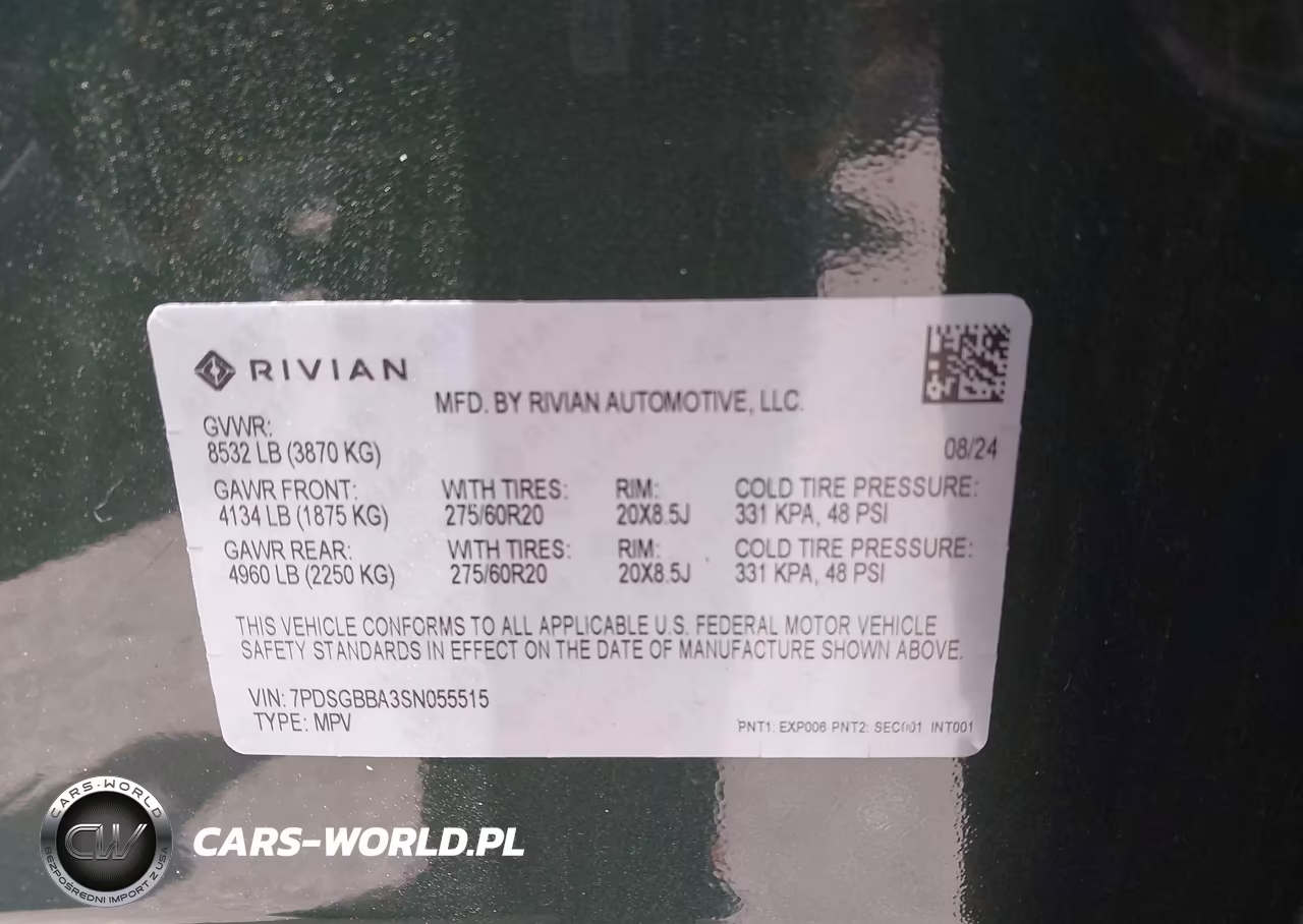 2025 Rivian R1S Adventure Dual Motor Large Pack-Adventure Dual Motor Max Pack VIN:7PDSGBBA3SN055515 - 9