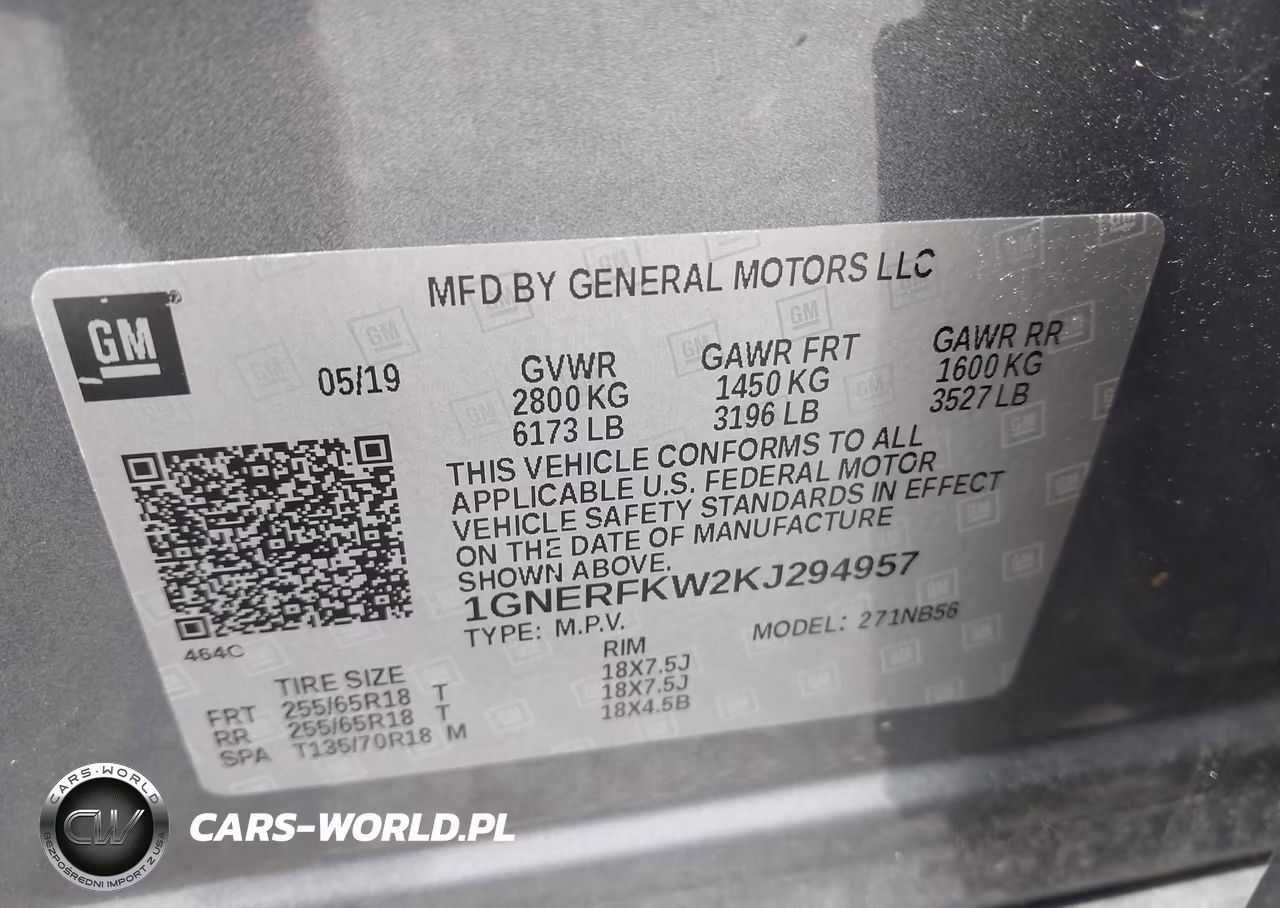 2019 Chevrolet Traverse Ls VIN:1GNERFKW2KJ294957 - 9