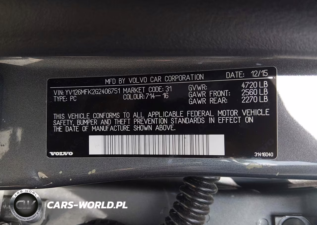 2016 Volvo S60 T5 Drive-E Premier VIN:YV126MFK2G2406751 - 9