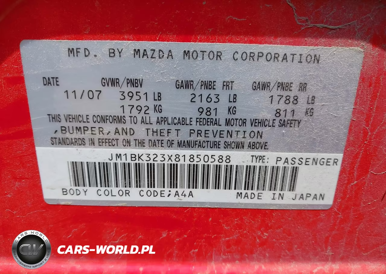 2008 Mazda Mazda3 S Grand Touring VIN:JM1BK323X81850588 - 9
