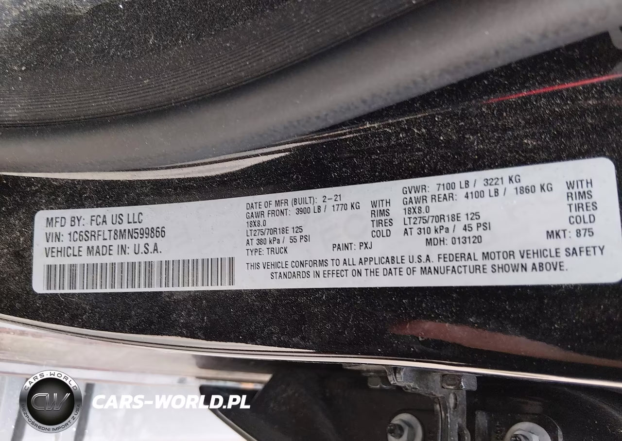 2021 Ram 1500 Rebel 4X4 5'7 Box VIN:1C6SRFLT8MN599866 - 9