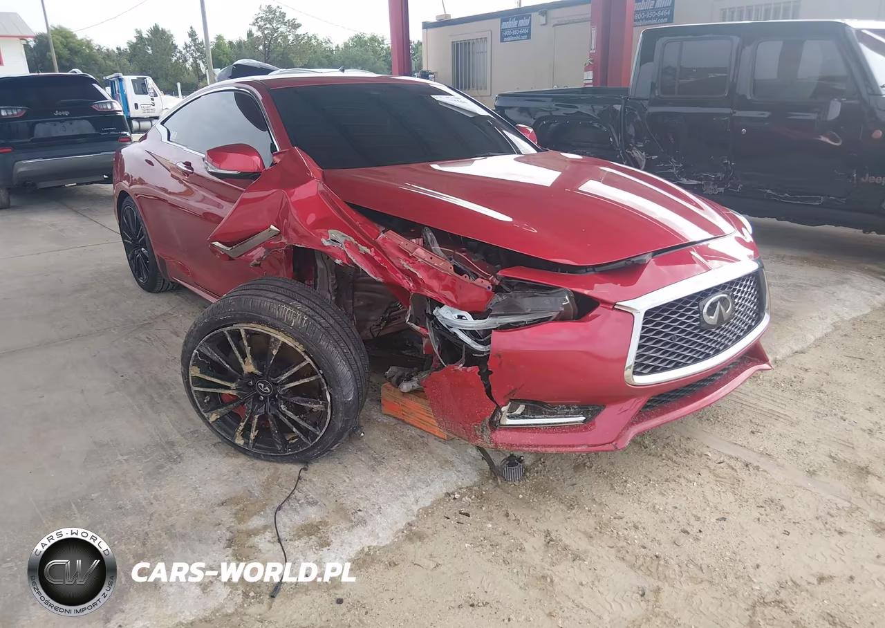 2017 Infiniti Q60 3.0T Red Sport 400