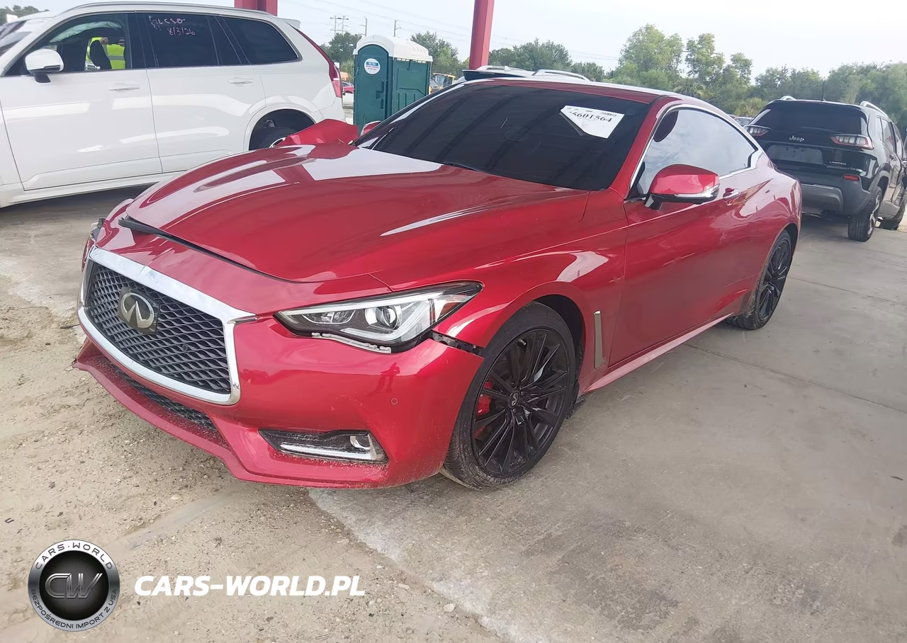 2017 Infiniti Q60 3.0T Red Sport 400 VIN:JN1FV7EL6HM702323 - 2