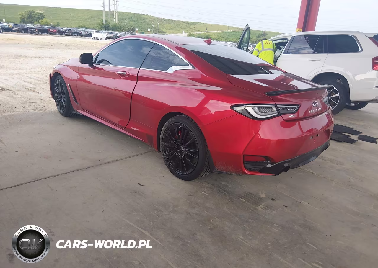 2017 Infiniti Q60 3.0T Red Sport 400 VIN:JN1FV7EL6HM702323 - 3