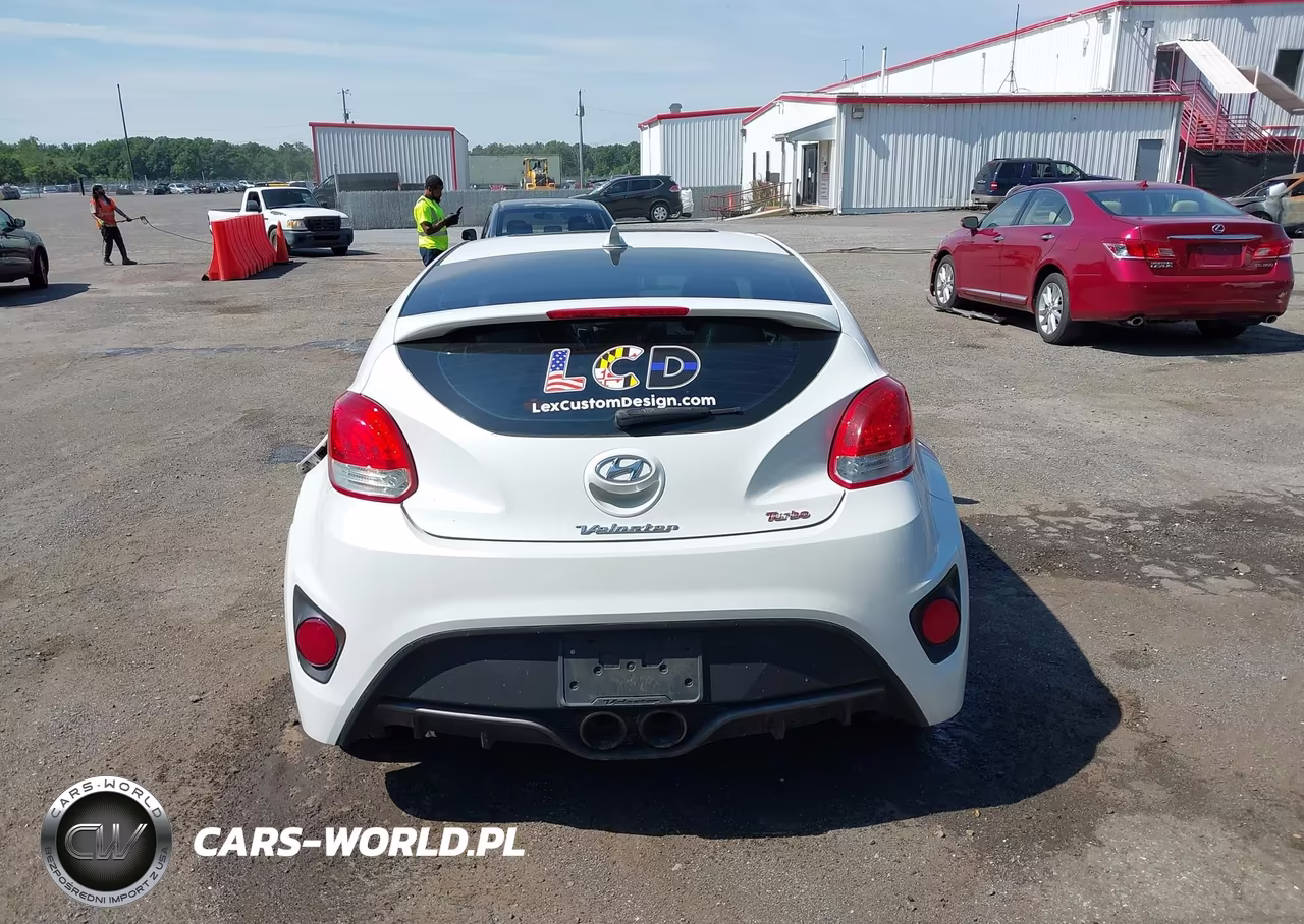 2013 Hyundai Veloster Turbo W-Blue VIN:KMHTC6AEXDU136129 - 16