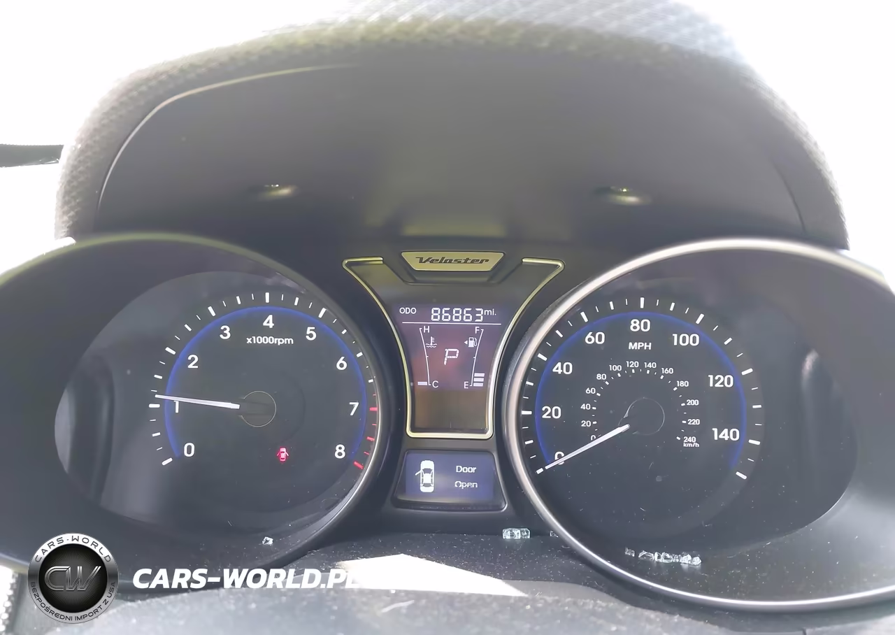 2013 Hyundai Veloster Turbo W-Blue VIN:KMHTC6AEXDU136129 - 7
