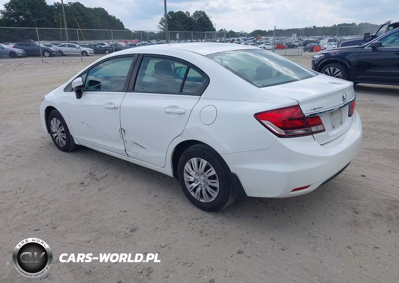 2014 Honda Civic Lx VIN:2HGFB2F51EH530310 - 3