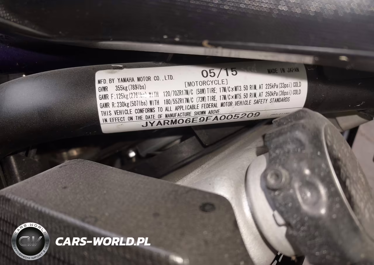 2015 Yamaha Fz07 VIN:JYARM06E9FA005209 - 10