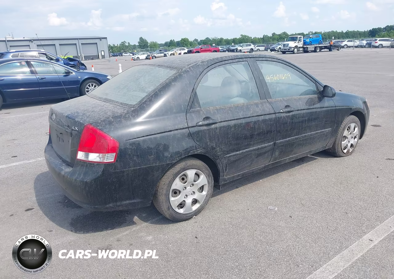 2009 Kia Spectra Lx VIN:KNAFE221195630474 - 4